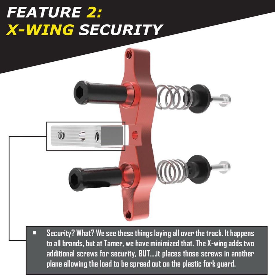 Tamer Double Button Holeshot System X Wing Security