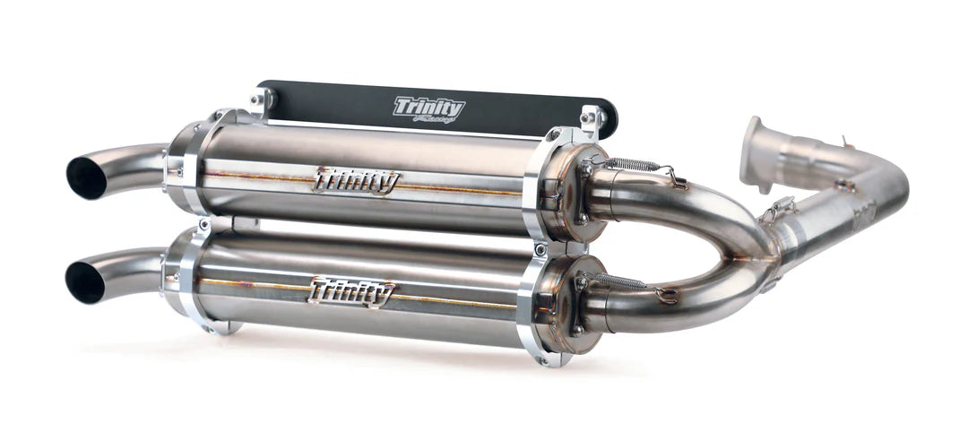 Trinity Racing Full Exhaust - Polaris PRO S / PRO XP / Turbo R Stainless Steel