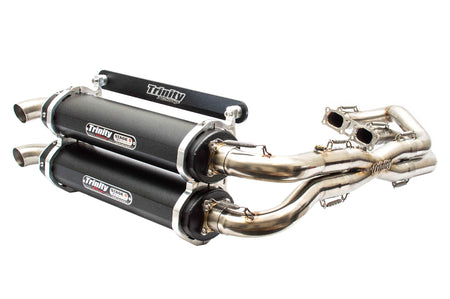 Trinity Racing Full Exhaust - Polaris RZR XP 1000 (2014-2023) Black