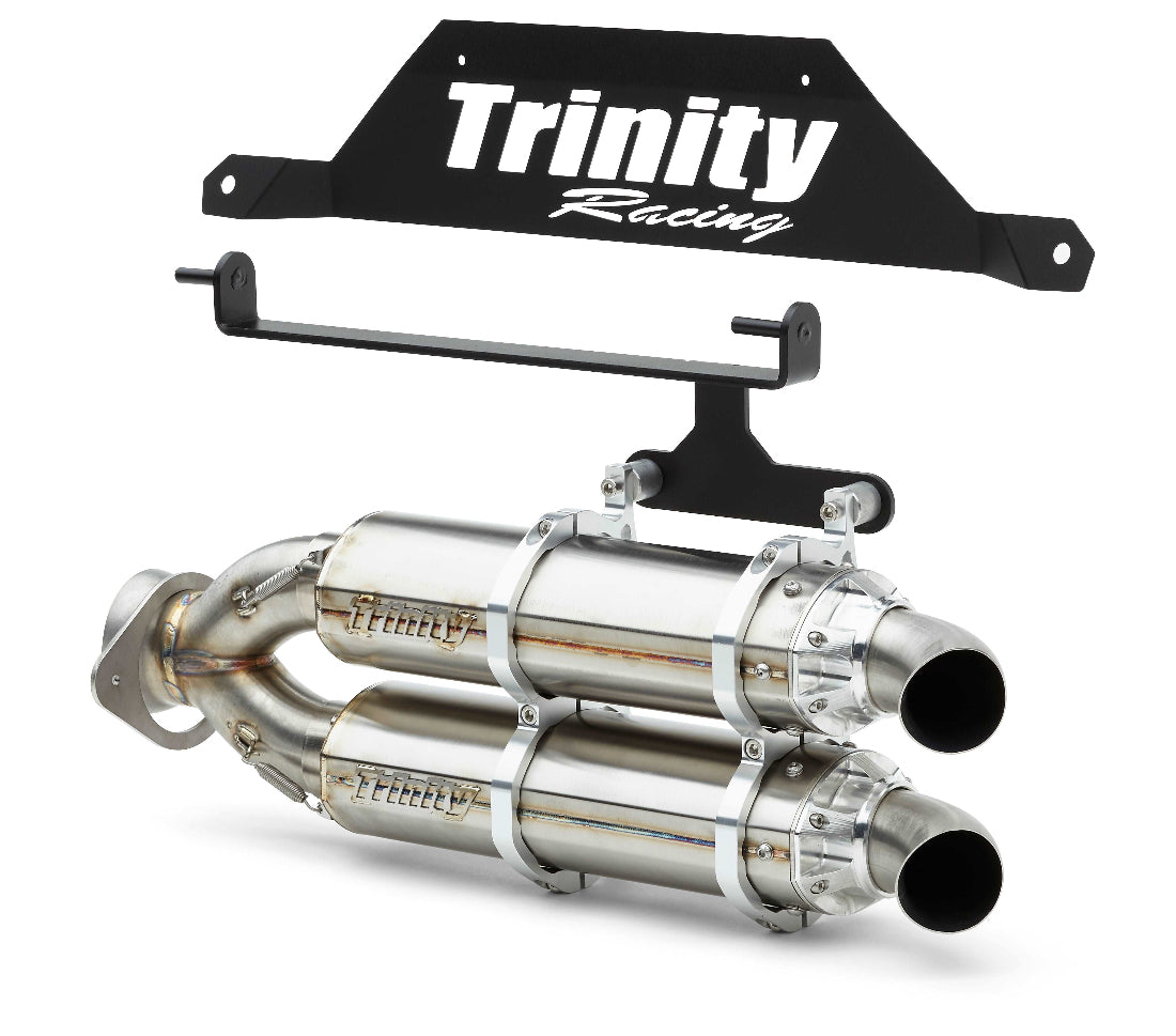 Trinity Racing Slip-On Exhaust - Polaris PRO R