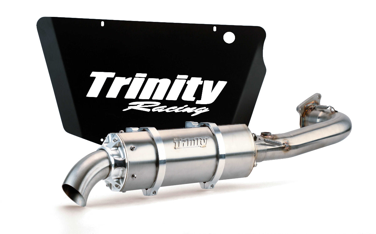 Trinity Racing Stinger Exhaust = Polaris RZR XP Turbo / S