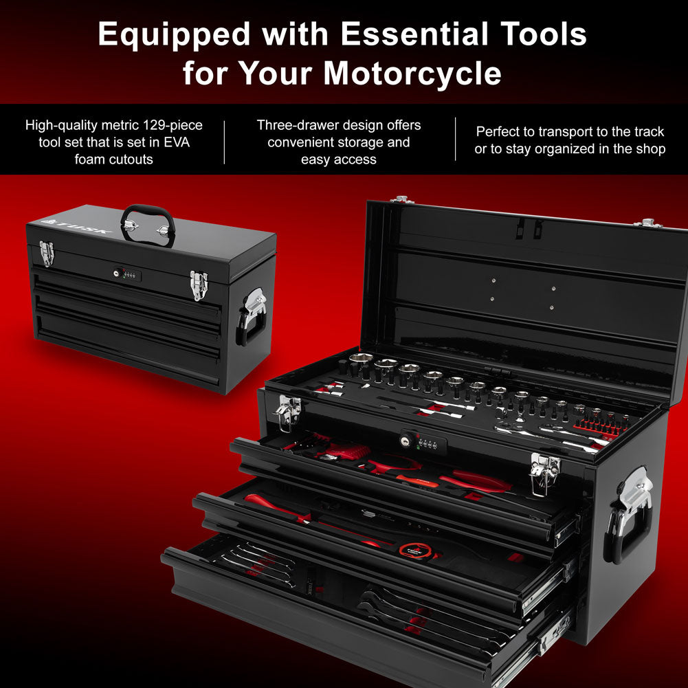 Tusk Moto Toolbox w/ Tools – Red Plate Powersports