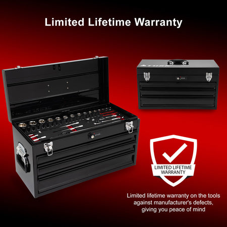 Tusk Moto Toolbox w/ Tools - LifeTime Warranty