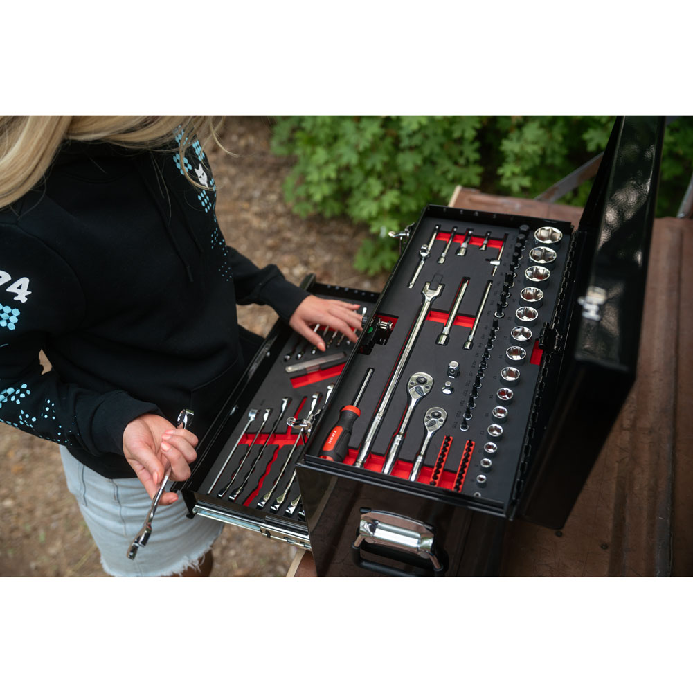 Tusk Moto Toolbox w/ Tools – Red Plate Powersports
