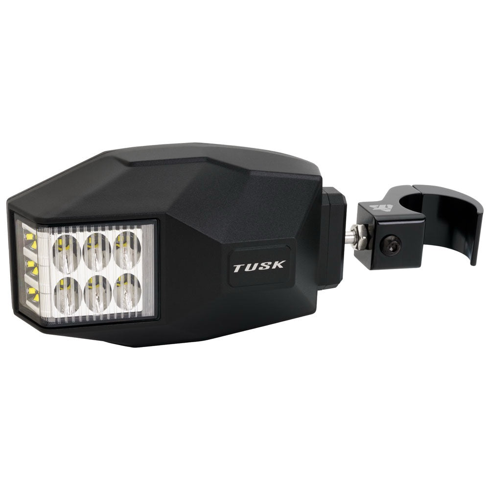 Tusk UTV LED Sideview Mirrors - 1.75"-1.875" Clamp LED LIGHTS