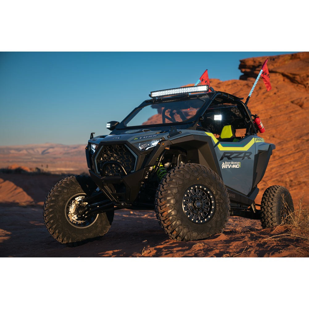Tusk UTV LED Sideview Mirrors - 1.75"-1.875" Clamp Offroad