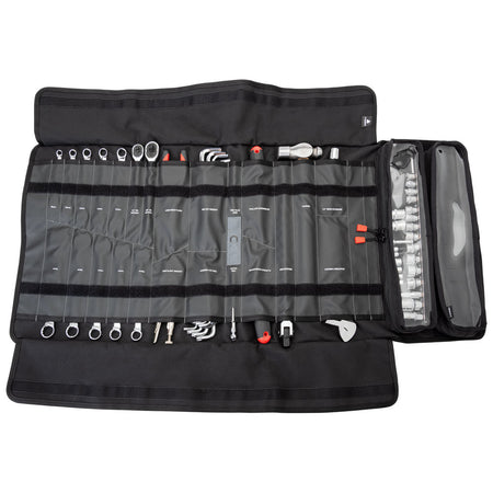 Tusk UTV Tool Roll Kit - 66pc High-Quality Tools with Heavy Duty Roll With Pockets