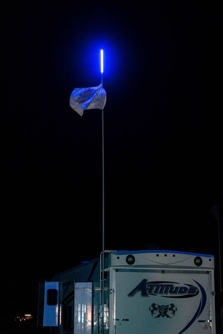 5150 Whips Hyper LED Camp Locator Blue