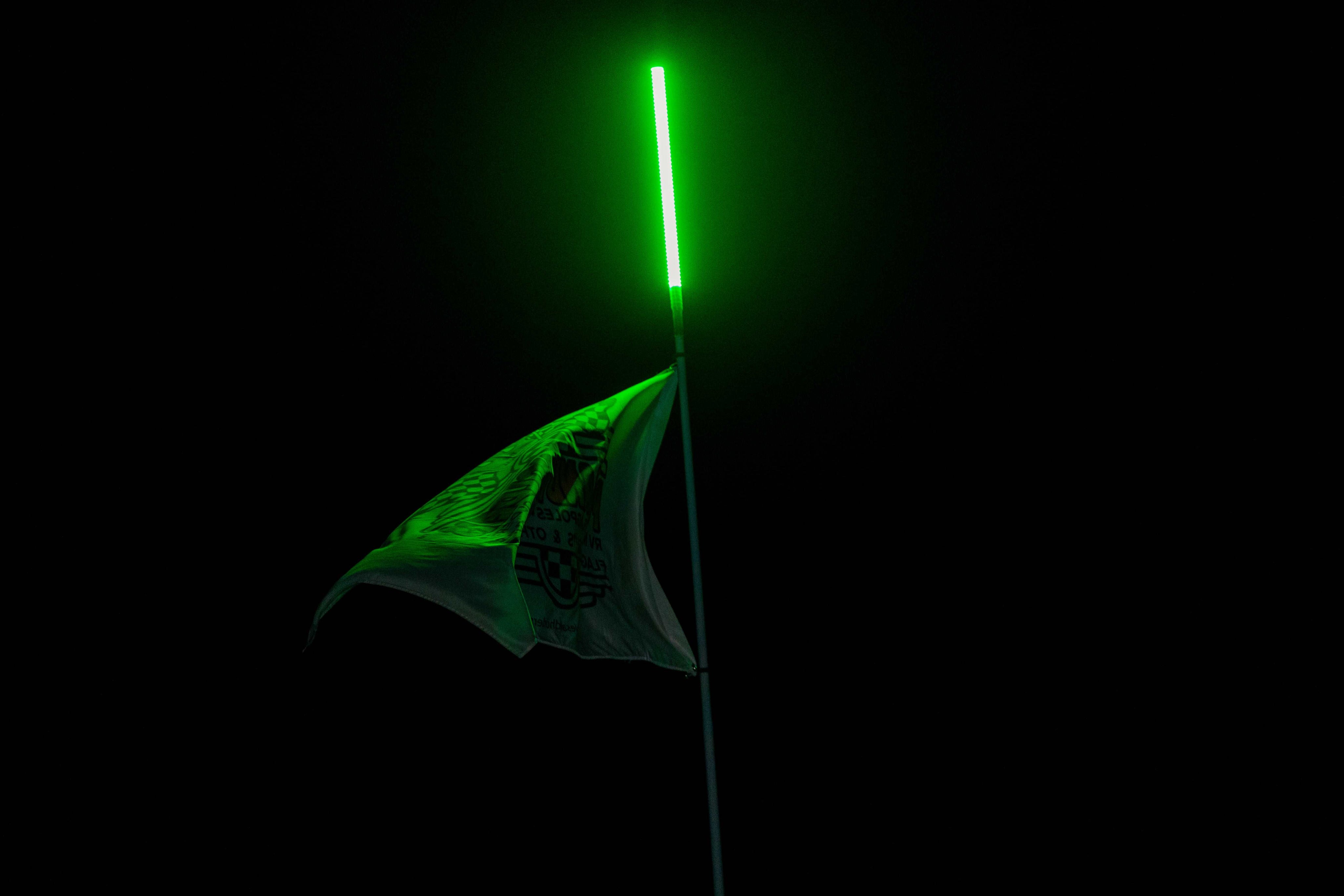5150 Whips Hyper LED Camp Locator Green