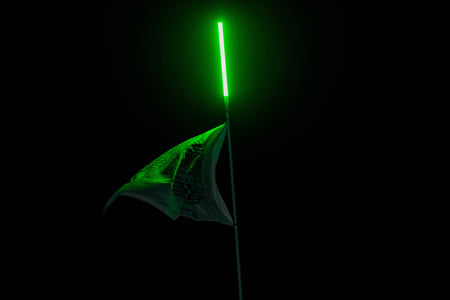5150 Whips Hyper LED Camp Locator Green