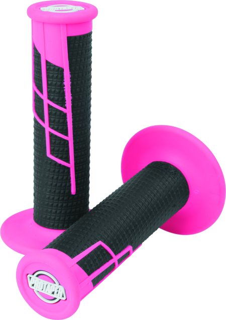 ProTaper Clamp On 1/2 Waffle Grips - Pink/Black - ProTaper