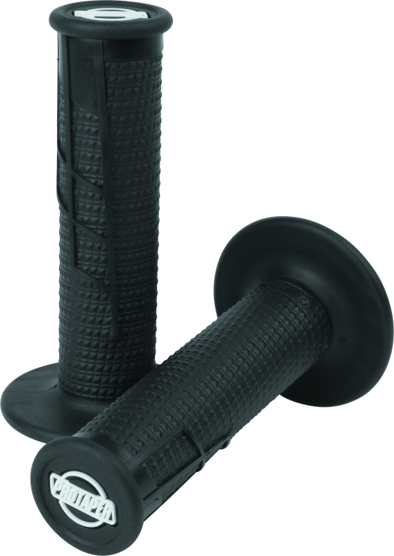 ProTaper Clamp On 1/2 Waffle Grips - Black/Black - ProTaper