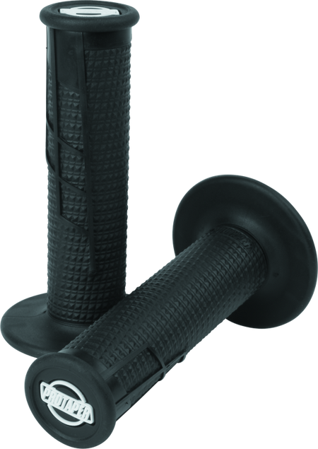 ProTaper Clamp On 1/2 Waffle Grips - Black/Black - ProTaper
