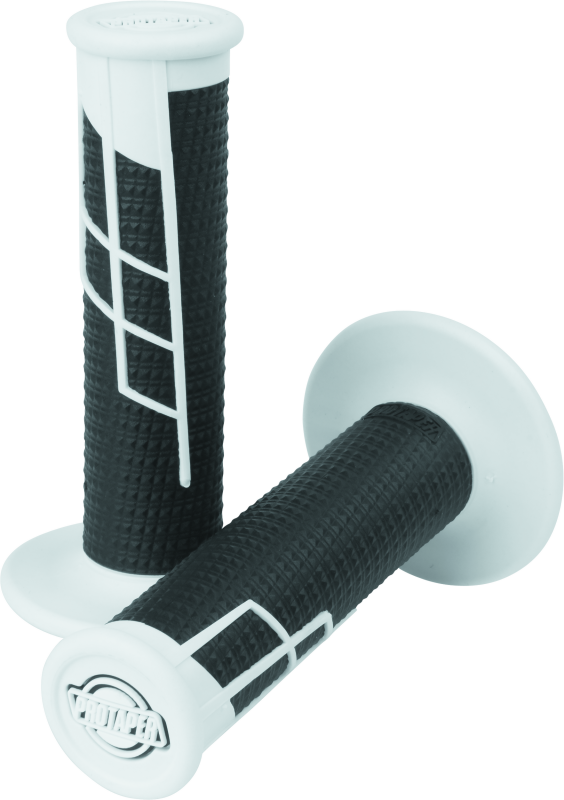 ProTaper Clamp On 1/2 Waffle Grips - White/Black - ProTaper
