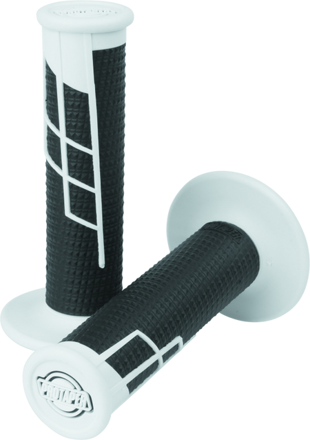 ProTaper Clamp On 1/2 Waffle Grips - White/Black - ProTaper