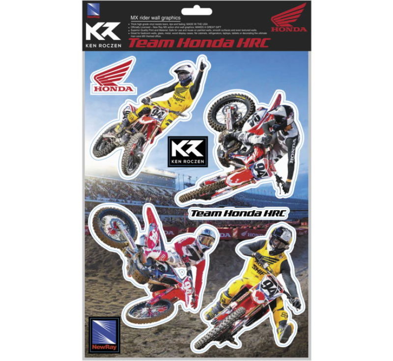 New Ray Toys Ken Roczen Wall Graphic 9X12 - New Ray Toys
