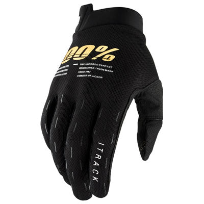 100% iTRACK Youth Glove - Black