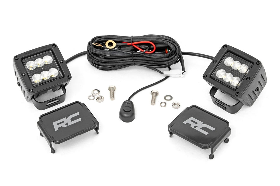 ough Country 2" Black Series LED Pod Lights | 4,800 Lumens - Flood