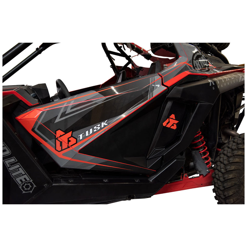 Tusk Lower Door Inserts - Polaris Pro R / Pro XP / Turbo R / Pro S Low Profile Look