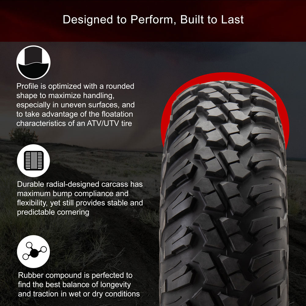 Tusk Terrabite® Radial Tire - Designed for ultimate trail riding