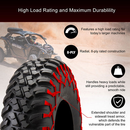 Tusk Terrabite® Radial Tire - High Load Rating & Maximum Durability