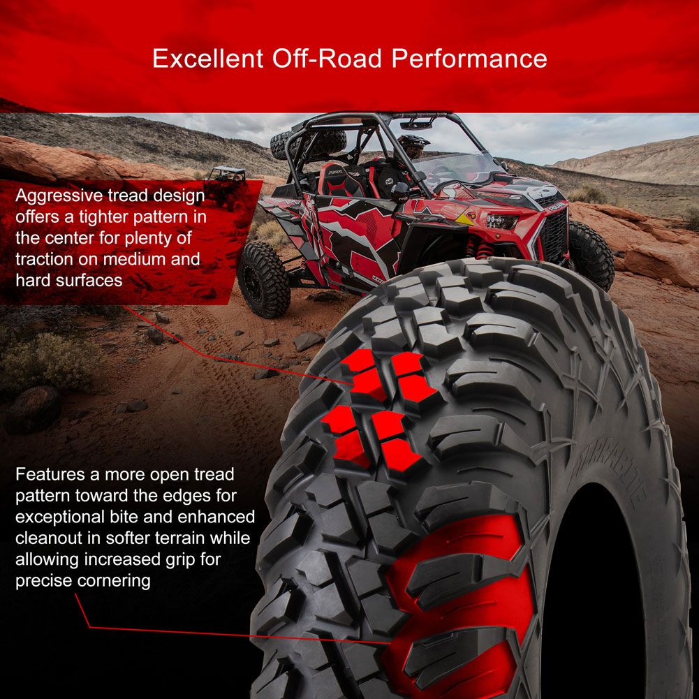 Tusk Terrabite® Radial Tire - Aggressive Tread