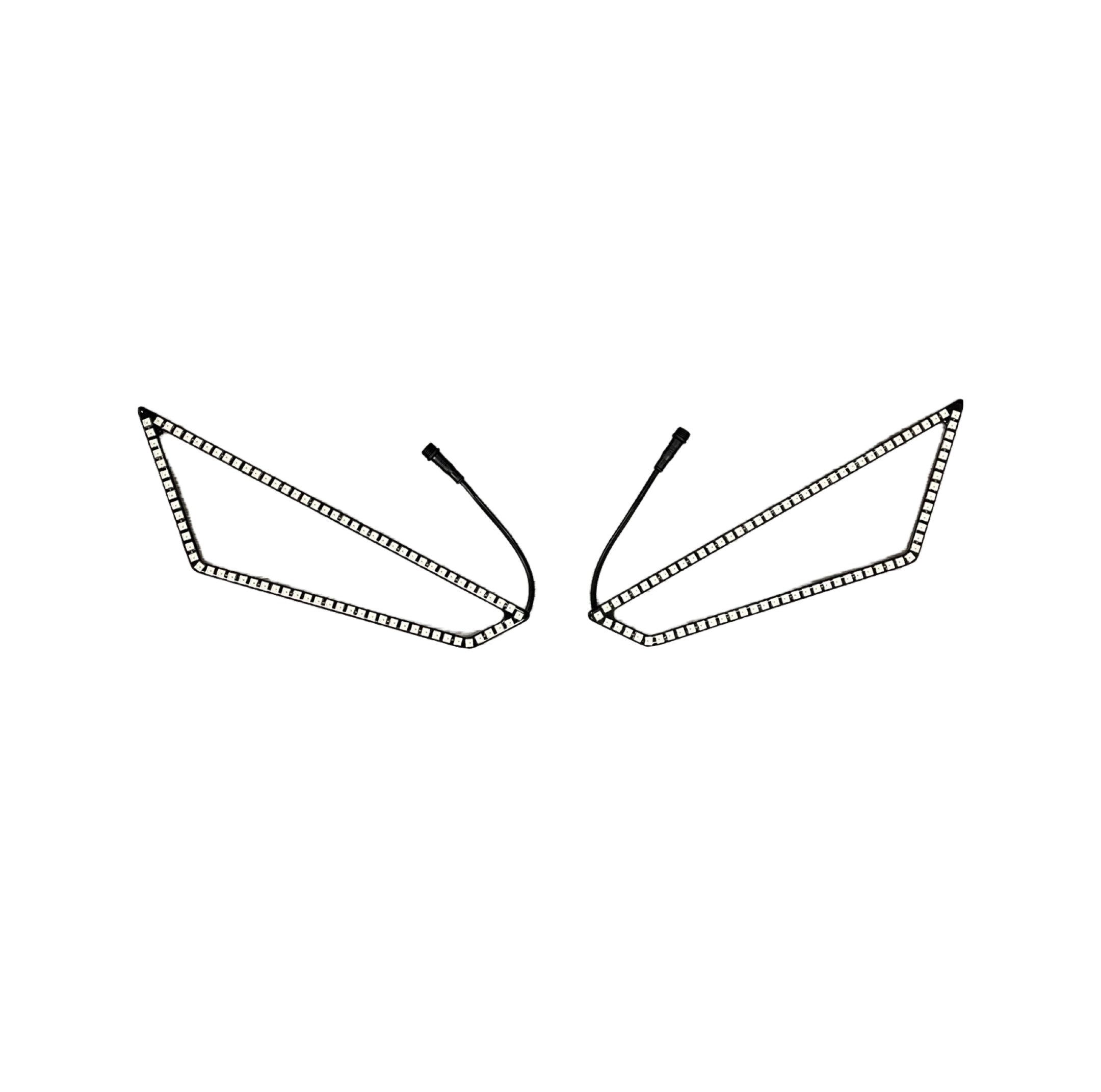 5150 Whips Polaris Pro XP / Turbo R / Pro R Halos 187 Style w/ Control Harness