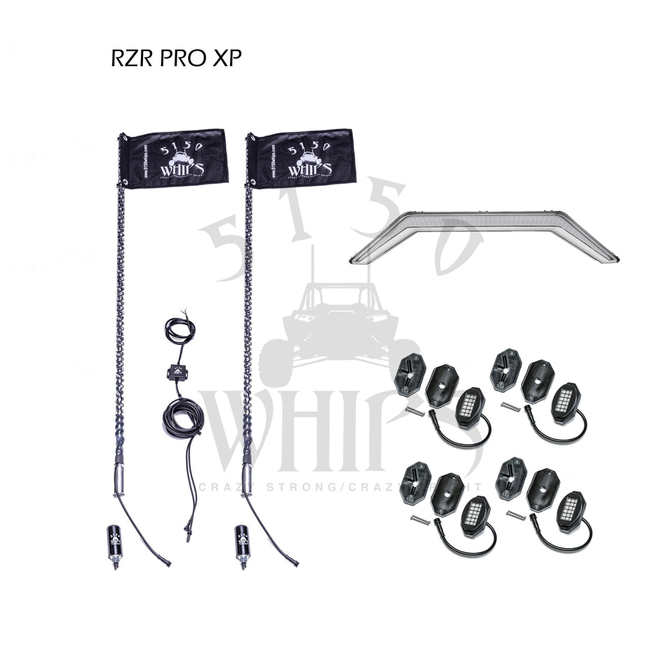 5150 Whips LED Lighting Kit Polaris Pro XP / Turbo R / Pro R