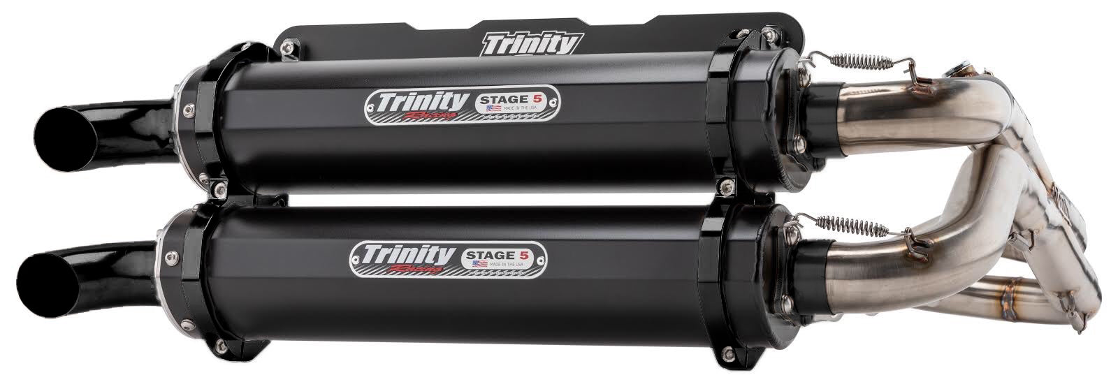 Trinity Racing Full Exhaust - Polaris RZR RS1 Cerakote