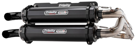Trinity Racing Full Exhaust - Polaris RZR RS1 Cerakote