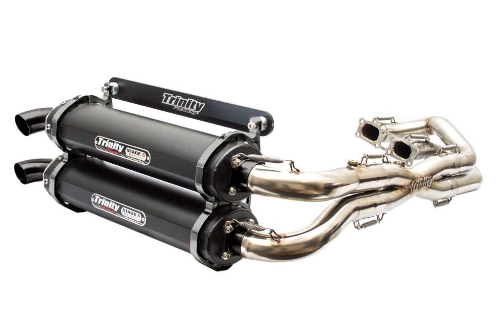 Trinity Racing Full Exhaust - Polaris RZR XP 1000 (2014-2023) Cerakote