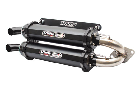 Trinity Racing Slip-On Exhaust - Polairs RZR XP 1000 Cerakote Stage 5