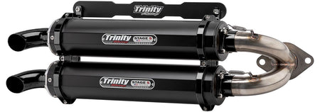 Trinity Racing Slip-On Exhaust - Polaris RZR RS1 Cerakote