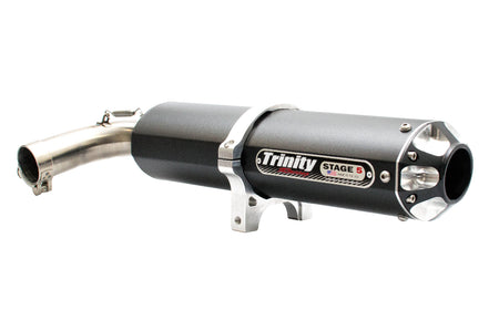 Trinity Racing Slip-On Exhaust - Yamaha YXZ 1000R Black